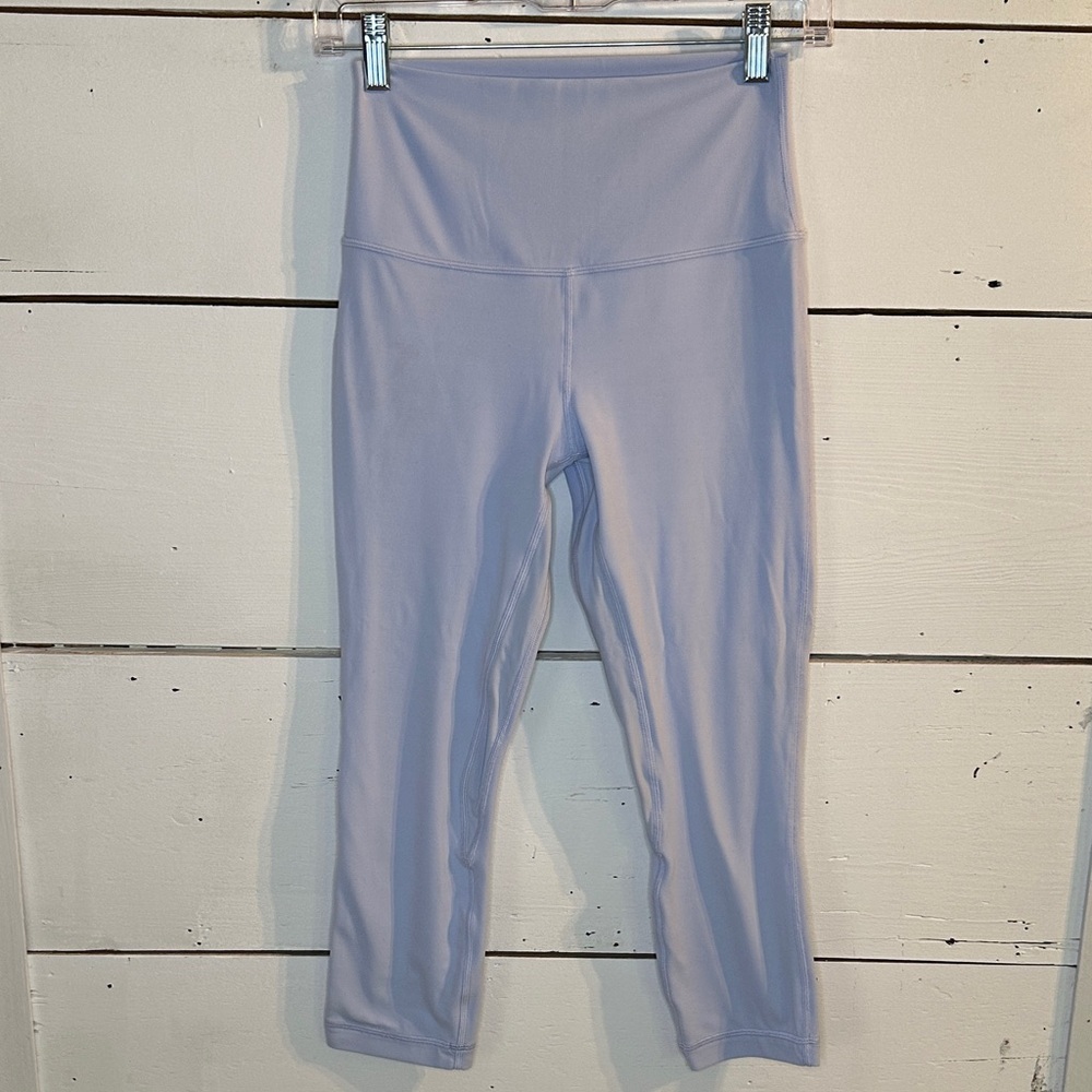 Lululemon Align Lavender High Rise Crop Leggings